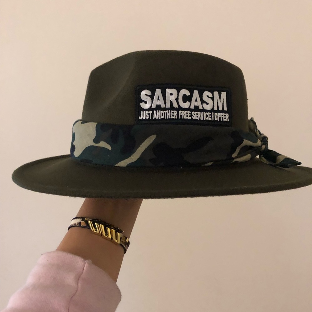 “Sarcasm” Fedora Hat